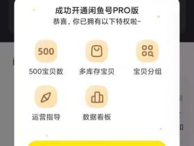 闲鱼PRO开通的逻辑到底是什么?小号给我开通了,大号反而没有?