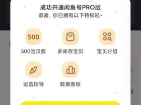 闲鱼PRO开通的逻辑到底是什么？小号给我开通了，大号反而没有？