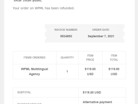 被WPML狠狠扣掉119美金，终于申诉到退款